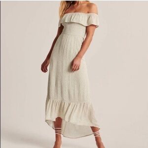 Abercrombie & fitch maxi dress, off the shoulder, NWT